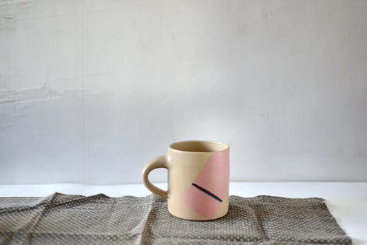 Feeling Stripy V2 Mug - Pink