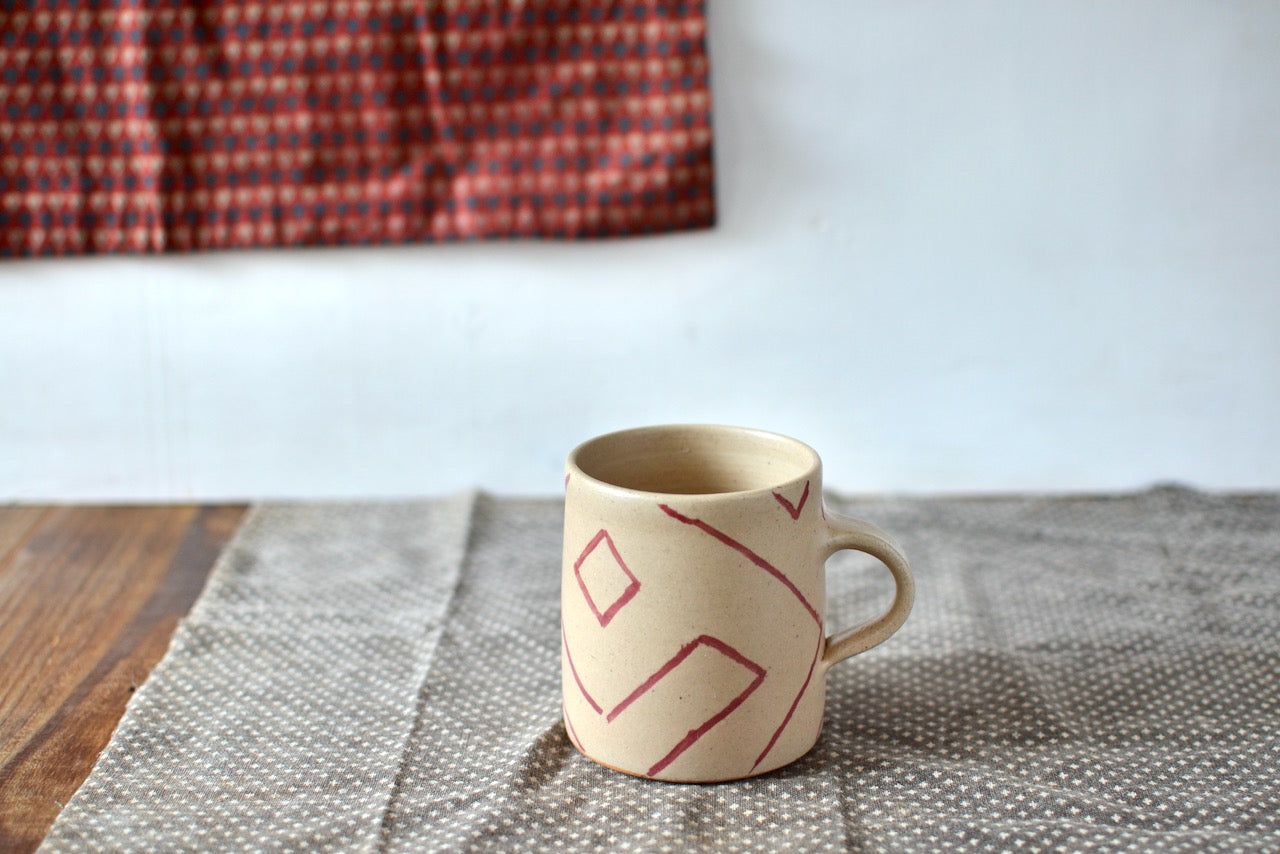 Beige Maze Mug